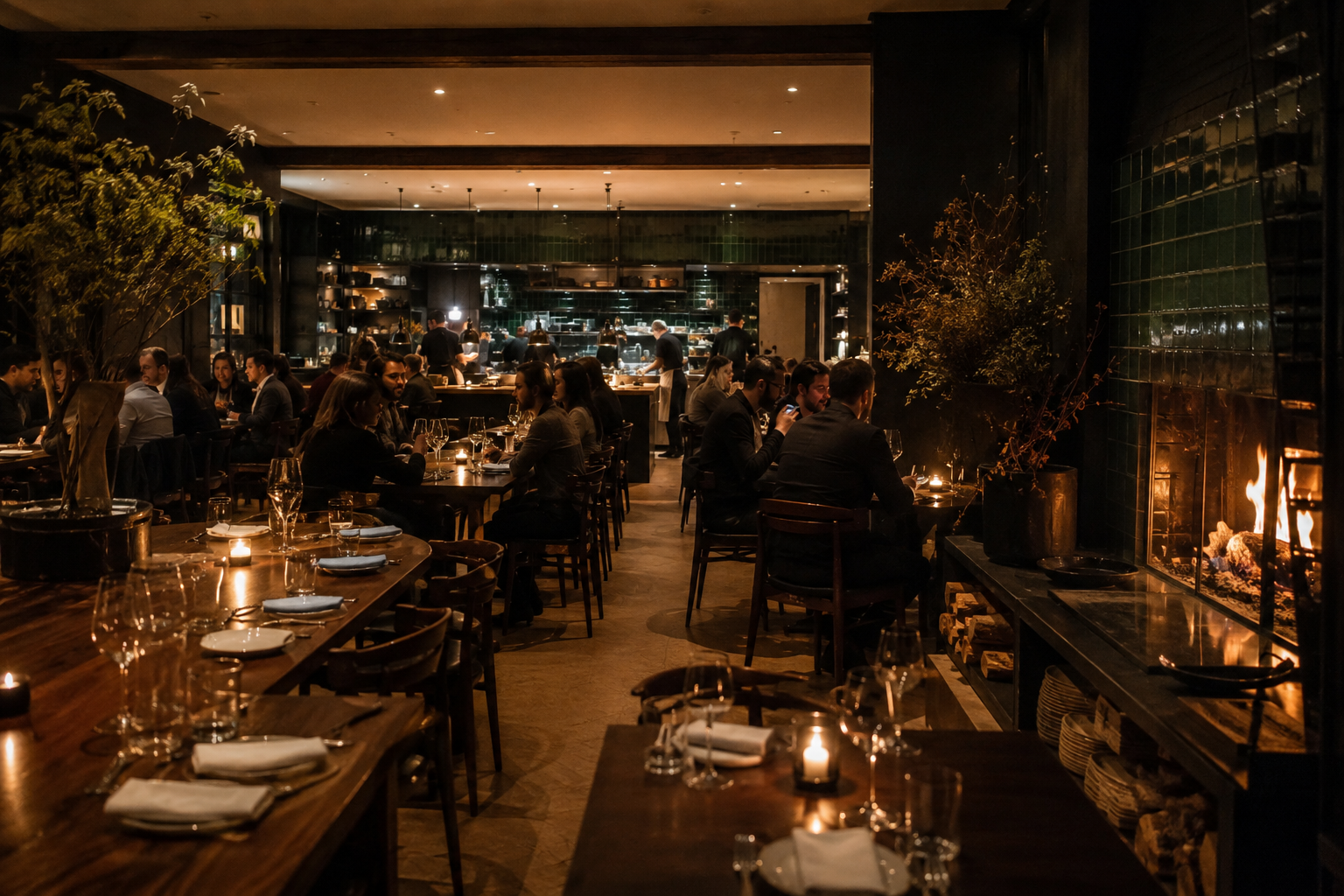 Interior of Ember Kitchen