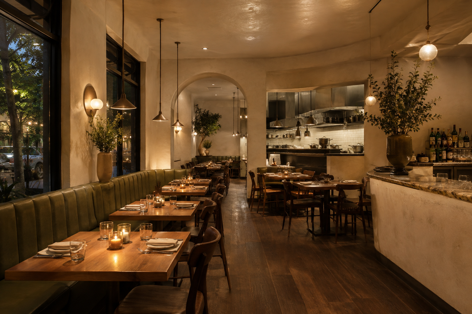 Interior of Hearth & Vine